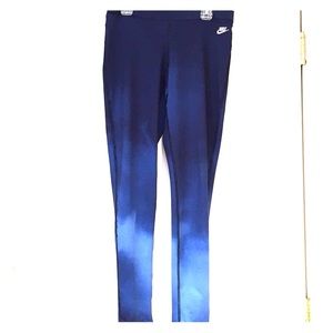 Blue Ombré Nike Leggings.